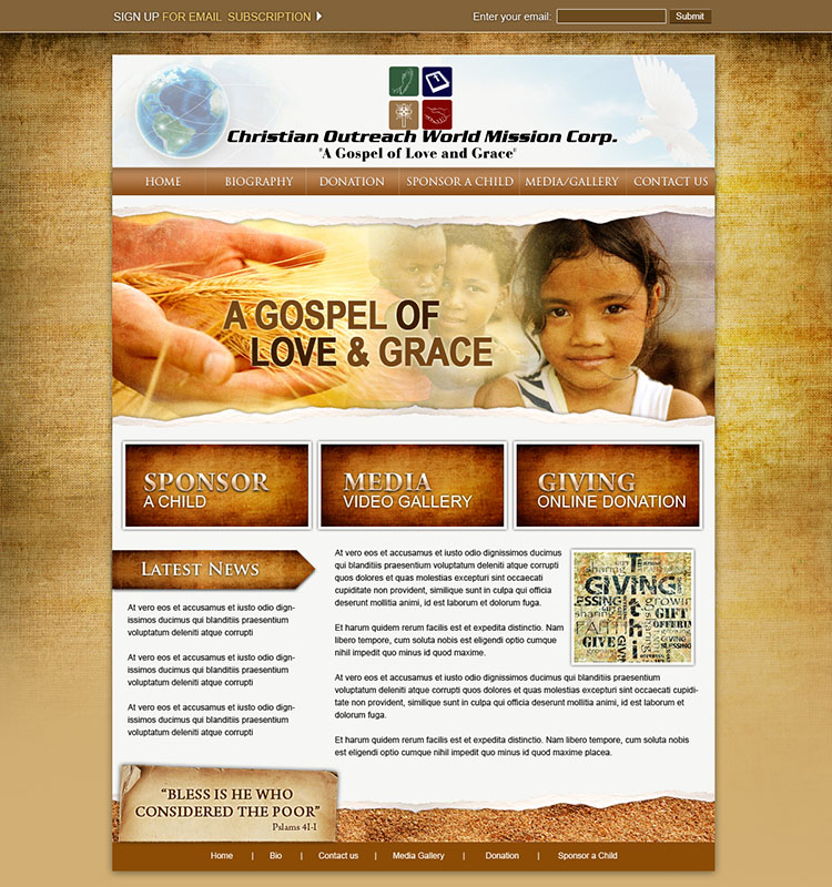 ministry-website-design-and-logo-design